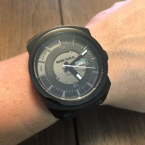 Diesel 🔥Black/Black 5 Bar Stainless Steel Watch